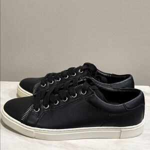 Frye Black Leather Sneakers Size 6